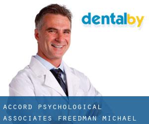 Accord Psychological Associates: Freedman Michael DDS (Sandy Plains)