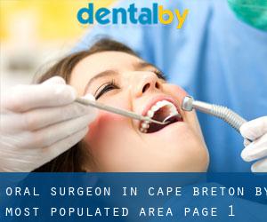 Oral Surgeon in Cape Breton by most populated area - page 1