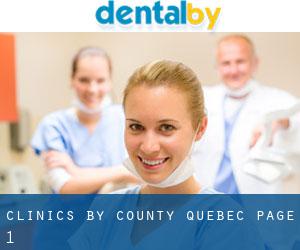 clinics by County (Quebec) - page 1