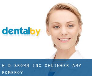 H D Brown Inc: Ohlinger Amy (Pomeroy)
